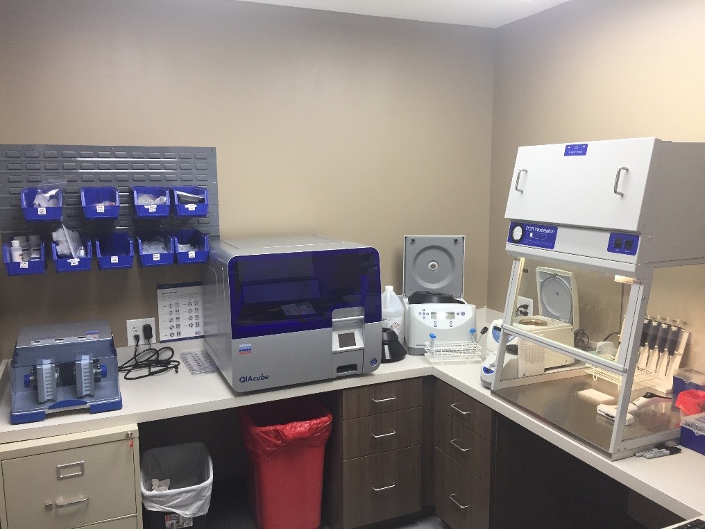 First Urology’s Pathnostics lab located at the main office in Jeffersonvill...